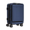20" Luggage Suitcase Front Opening Travel Lock Hard Case Navy
