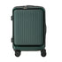 24" Luggage Suitcase Front Opening Travel Lock Hard Case Green