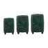 3PCS Luggage Suitcase Set Green PP Case TSA Lock