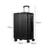 28" Luggage Set Travel TSA Lock ABS Case Black