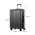 28" Luggage Set Travel TSA Lock ABS Case Grey