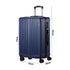 28" Luggage Set Travel TSA Lock ABS Case Navy