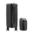 2PCS Luggage Suitcase Trolley Set Carry On TSA Hard Case Black