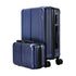 2PCS Luggage Suitcase Trolley Set Carry On TSA Hard Case Navy