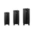 3PCS Luggage Set Travel TSA Lock ABS Case Black
