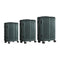 3PCS Luggage Suitcase Set Travel TSA Lock Storage ABS Case Green