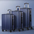 3PCS Luggage Set Travel TSA Lock ABS Case Navy