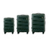 3PCS Luggage Suitcase Set PP Case TSA Lock Green