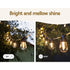 46m Festoon Lights Christmas Fairy String Lights Outdoor Party Garden Decor