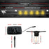 Solar Festoon String Lights Outdoor 17m Warm White Waterproof Garden