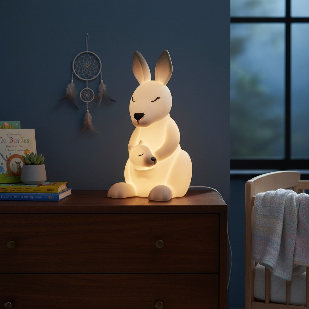 Lil' Dreamers Kangaroo Soft Touch LED Light-1984023729725902851