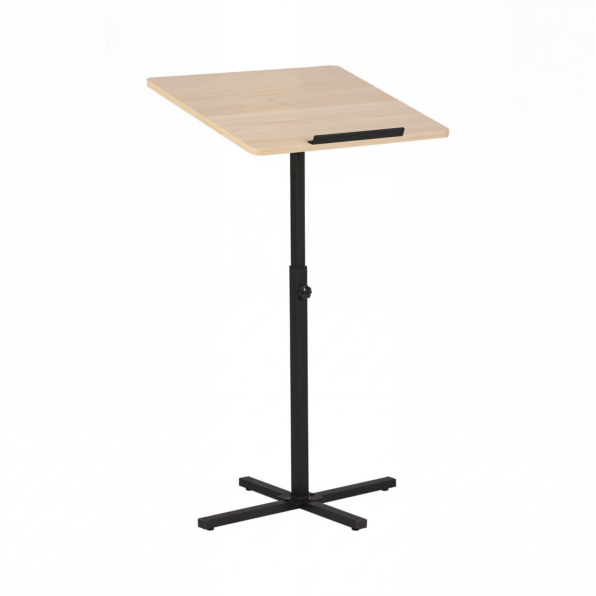 Artiss Lectern Podium Stand, Height Adjustable 78-127cm, Portable Laptop Desk