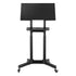 Artiss Mobile Lectern Stand, Adjustable Sit-to-Stand Presentation Podium w/ Wheels Black