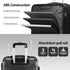 28" Lightweight Hard Shell TSA Spinner Luggage Suitcase Black