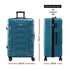 28" Luggage Suitcase Trolley Travel TSA Lightweight Hard Case Teal