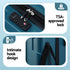 28" Luggage Suitcase Trolley Travel TSA Lightweight Hard Case Teal
