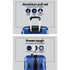3pc Luggage Trolley Travel Suitcase Set TSA Hard Shell Case Strap Blue