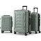 3pcs Luggage Suitcase Set Trolley Travel TSA Lightweight Hard Case Grey Green