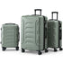 3pcs Luggage Suitcase Set Trolley Travel TSA Lightweight Hard Case Grey Green