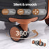 Wanderlite 5pcs Luggage Suitcase Set Trolley Travel TSA Lightweight Hard Case Black Brown