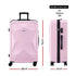 28" Luggage Suitcase Trolley Travel Lightweight TSA Hardshell Pink