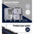 3pcs LuggageTrolley Set Travel Suitcase Storage Organiser Carry On Hard Case TSA Lightweight Blue