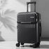 20" Carry On Luggage Suitcase Front Pocket TSA Lock Laptop Travel Black