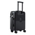 20" Luggage Suitcase Front Pocket Travel Carry On TSA Black