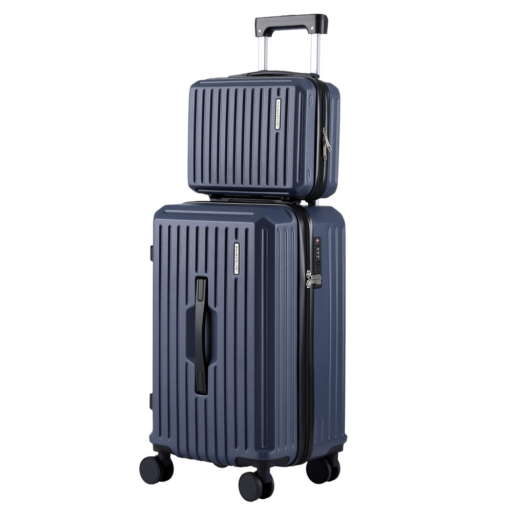 Wanderlite 2pcs Trunk Luggage Suitcase Travel Carry On TSA Lock 12