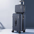 2pcs Trunk Luggage Suitcase Travel Carry On TSA Lock 12" 20" Navy