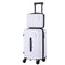2pcs Trunk Luggage Suitcase Travel Carry On TSA Lock 12" 20" White