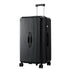 28" Trunk Luggage Suitcase Travel 5 Wheels Type-C Port TSA Black
