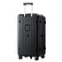 28" Trunk Luggage Suitcase Travel 5 Wheels Type-C Port TSA Black
