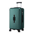 28" Trunk Luggage Suitcase Travel 5 Wheels Type-C Port TSA Green