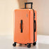 28" Trunk Luggage Suitcase Travel 5 Wheels Type-C Port TSA Orange