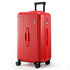28" Trunk Luggage Suitcase Travel 5 Wheels Type-C Port TSA Red