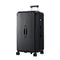 32" Trunk Luggage Suitcase Travel 5 Wheels Type-C Port TSA Black