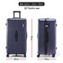 32" Trunk Luggage Suitcase Travel TSA Type-C 5 Wheels Deep Indigo