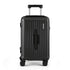 20" Trunk Luggage Suitcase Travel Carry On TSA Lock Black