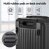 20" Trunk Luggage Suitcase Travel Carry On TSA Lock Black