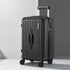 20" Trunk Luggage Suitcase Travel Carry On TSA Lock Black