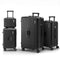 4pcs Trunk Luggage Suitcase Set Travel Carry On TSA Lock Black