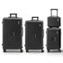 4pcs Trunk Luggage Suitcase Set Travel Carry On TSA Lock Black