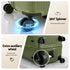 Wanderlite 28" Modern Vertical Trunk Luggage Suitcase Travel 5 Wheels Type-C TSA Olive Green