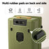 Wanderlite 28" Modern Vertical Trunk Luggage Suitcase Travel 5 Wheels Type-C TSA Olive Green