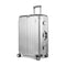 28" Hard Shell Luggage Suitcase TSA Lock Aluminium Frame Spinner Silver