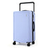 28" Wide Handle Luggage Suitcase Travel TSA Lock Light Blue