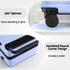 28" Wide Handle Luggage Suitcase Travel TSA Lock Light Blue