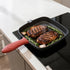 Toque Cast Iron Square Grill Pan with Spouts Cookware-2050056750186500102
