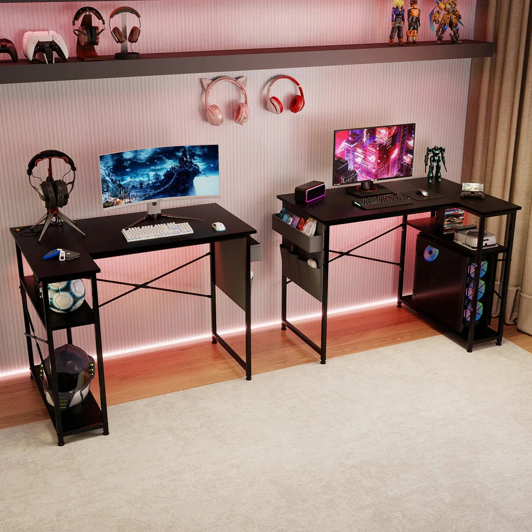 Levede L-shaped Gaming Computer Desk Corner Table Home-2050056910379552774